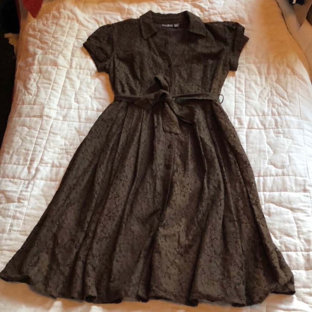 Apt 9 Belted Lace Dress